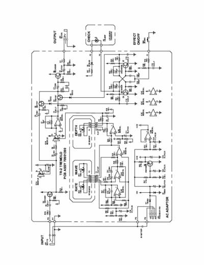 Boss TR2 TR2 tremolo service manual